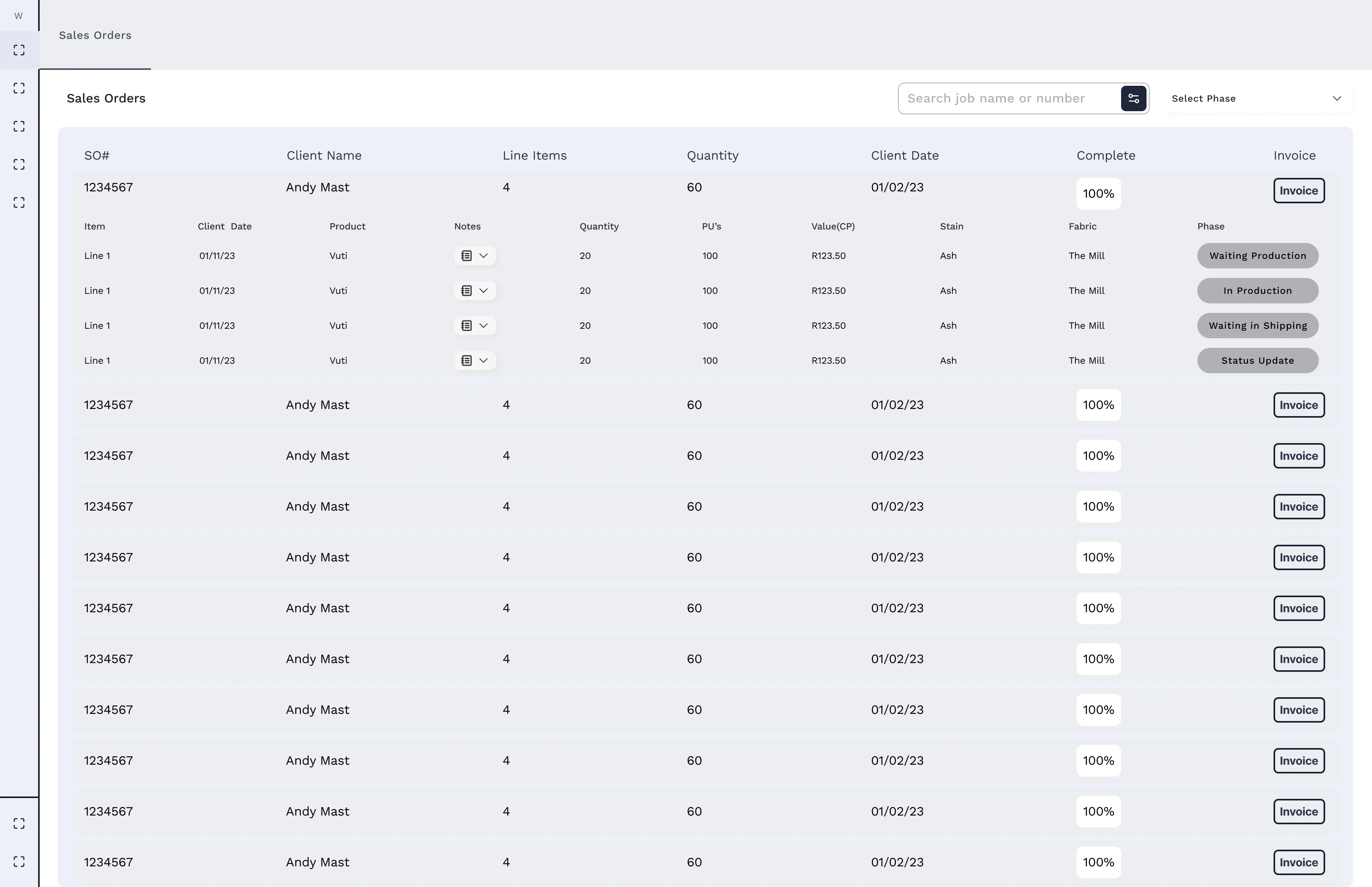 Woodbender Wireframes